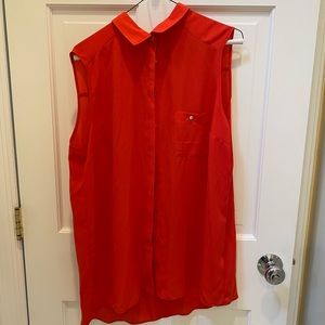 Primark sheer button up blouse size 12